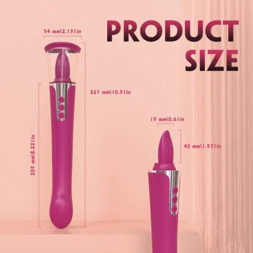 Cleopatra Licking Pro 3 in 1 BioAir Vibrator