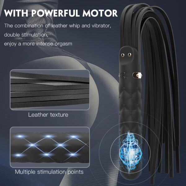 2 in 1 Sexual Desire Vibrating Whip