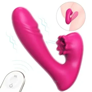 The One And Only 3 in 1 Licking Bio Air Vibrator (Pink)