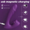 The One And Only 3 in 1 Licking Bio Air Vibrator (Purple)