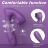 The One And Only 3 in 1 Licking Bio Air Vibrator (Purple)