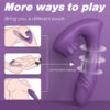 The One And Only 3 in 1 Licking Bio Air Vibrator (Purple)