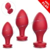 La’ Rosa Anal Butt Plug Set (Red)