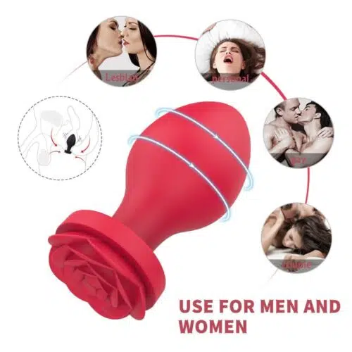La’ Rosa Anal Butt Plug Set (Red)