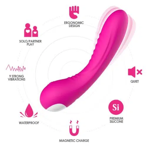 Secret Lover™Silent G-Spot Vibrator (Pink)