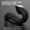 Zuri: Licking Luxury G- Spot & Clitoris Vibrator (Black)
