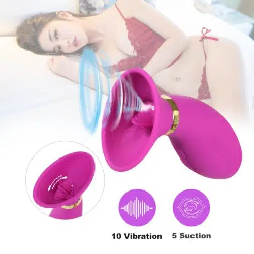 Temptations Sucking Licking Tongue Vibrator