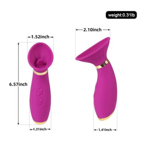 Temptations Sucking Licking Tongue Vibrator