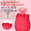 Fantasy Thrusting Rose Vibrator