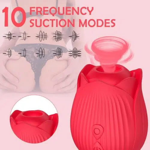 Fantasy Thrusting Rose Vibrator