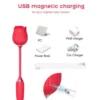 Fantasy Thrusting Rose Vibrator