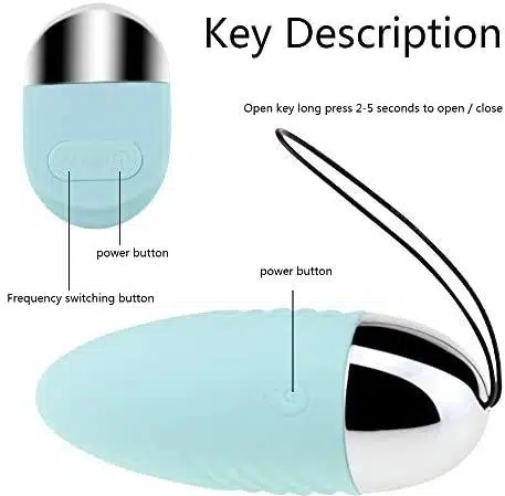 True Desire Remote Love Egg Vibrator (White)