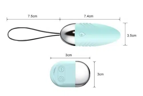 True Desire Remote Love Egg Vibrator (White)
