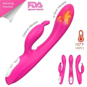 Ultimate Luxury Rabbit Heating Vibrator (Pink) 🔥