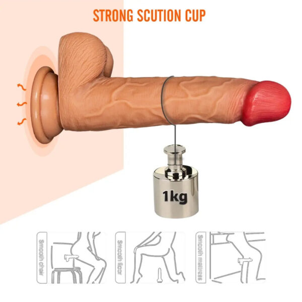 Perfect Partner Rotating Thrusting Vibrating Dildo