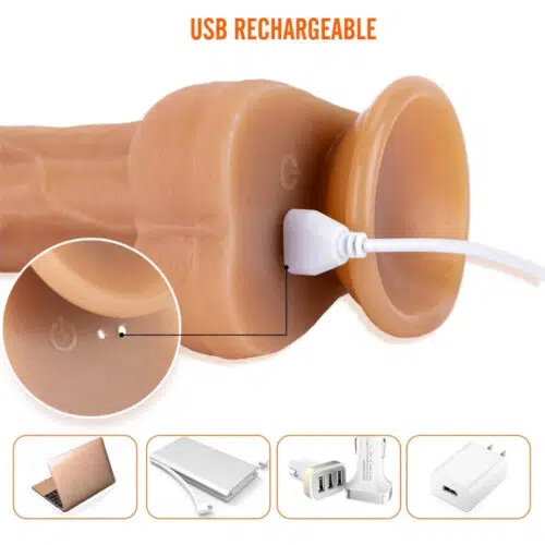 The Exotic Rollercoaster Trusting Vibrating Rotating & Ball Bearing Dildo