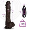 4 in 1 Satisfy Pro Thrusting Rotating Dildo
