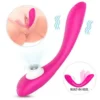 Instinct® Tongue Bendable Sucking Vibrator/ Couples (Pink)