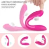 Instinct® Tongue Bendable Sucking Vibrator/ Couples (Pink)