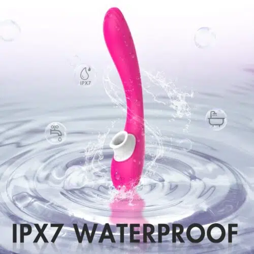Instinct® Tongue Bendable Sucking Vibrator/ Couples (Pink)