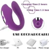 Diversion Couples Sucking Vibrator (Purple)