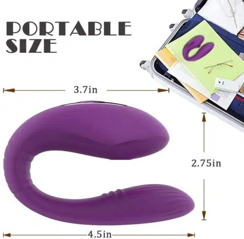 Diversion Couples Sucking Vibrator (Purple)