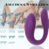Diversion Couples Sucking Vibrator (Purple)