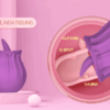 Luxury🌹Rose Tongue Vibrator (Purple)