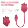 Indulgence Rose Licking Vibrator (Red)