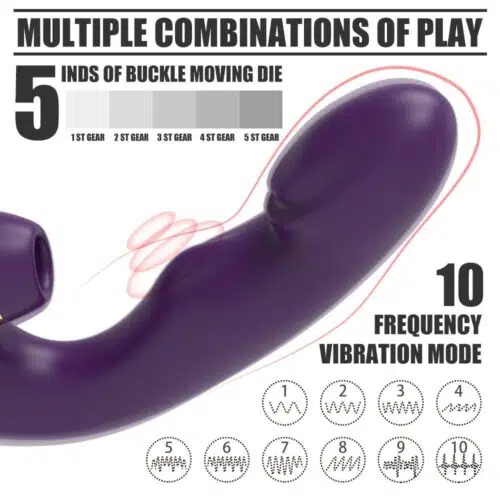The Performer Pro 3 in 1 Sucking Vibrator