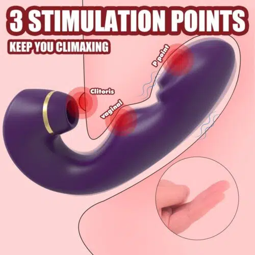 The Performer Pro 3 in 1 Sucking Vibrator