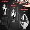 Premium Stainless Steel Anal Plug Set