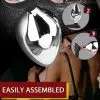 Premium Stainless Steel Anal Plug Set