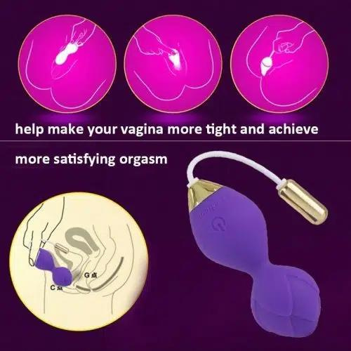 Goddess Couples Pleasure Balls (Purple)