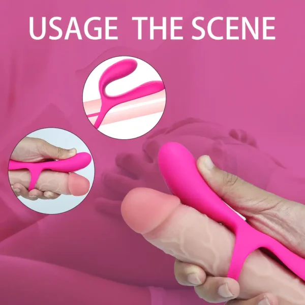 Pleaser Pro™ Combo: Cock Ring And Finger Vibrator