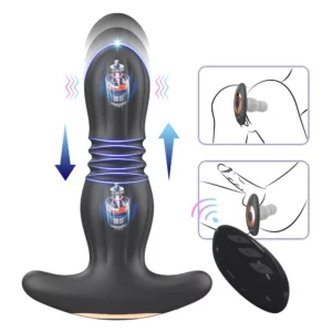 Explosion 💥 Thrusting Anal Plug Remote Contro