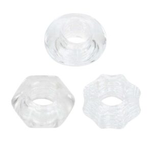 3 Pack Crystal Cock Ring Set