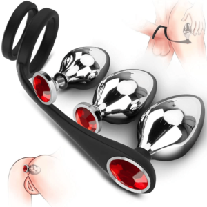 Premium Stainless Steel Anal Plug Set