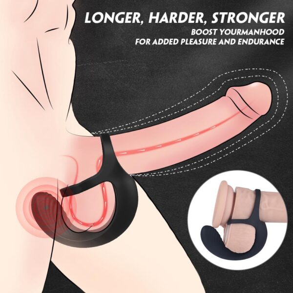 Excelsior Couples Ball & Cock Vibrator With Remote Control