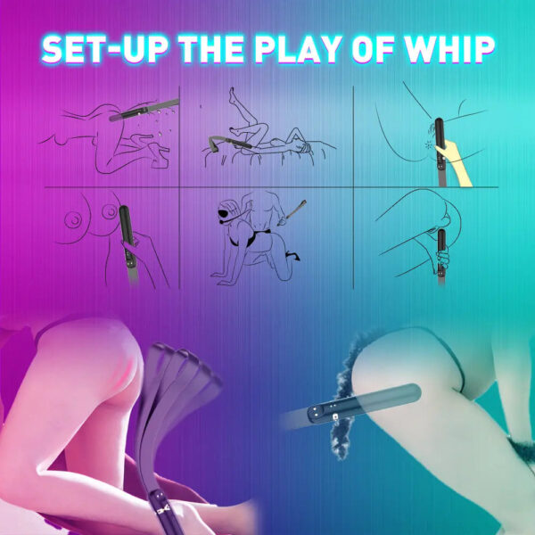 2 in 1 Exotic Vibrator Whip