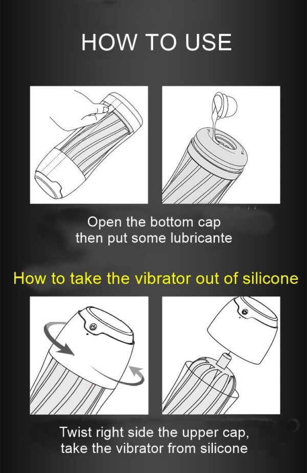 GALAKU Touch In Vibrating Sucking 360°Mastrubator