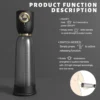 VERRARI XXX- L Multifunction Automatic Penis Pump & Masturbator