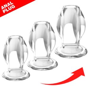 Invisible Hollow Anal Butt Plug Set