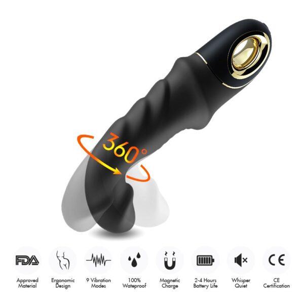 Magic 360° Rotating Head Vibrator