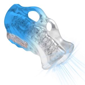 Vibrating Royal 👑 Ice Premium Hand-held Sucking Masturbator (FREE Bullet Vibrator)