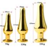 Royal Gold Butt Plug Set