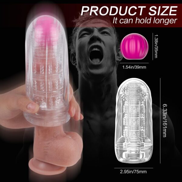 The Orgasmic Capsule: Vibrating Mastrubator With Remote Control