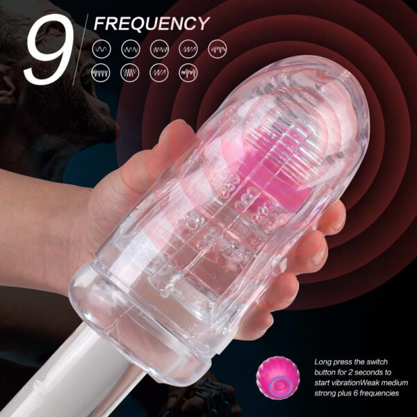 The Orgasmic Capsule: Vibrating Mastrubator With Remote Control