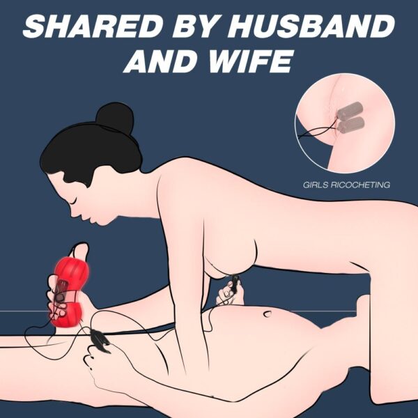 Couples Unisex Mastrubator & Egg Vibrator