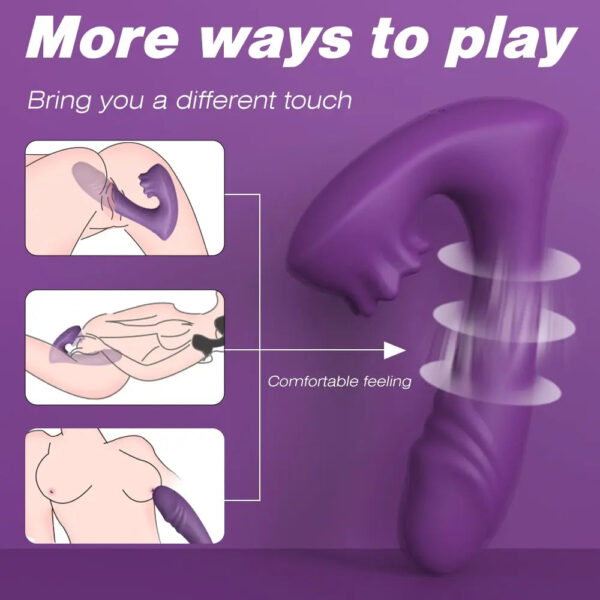 The One And Only 3 in 1 Licking Bio Air Vibrator